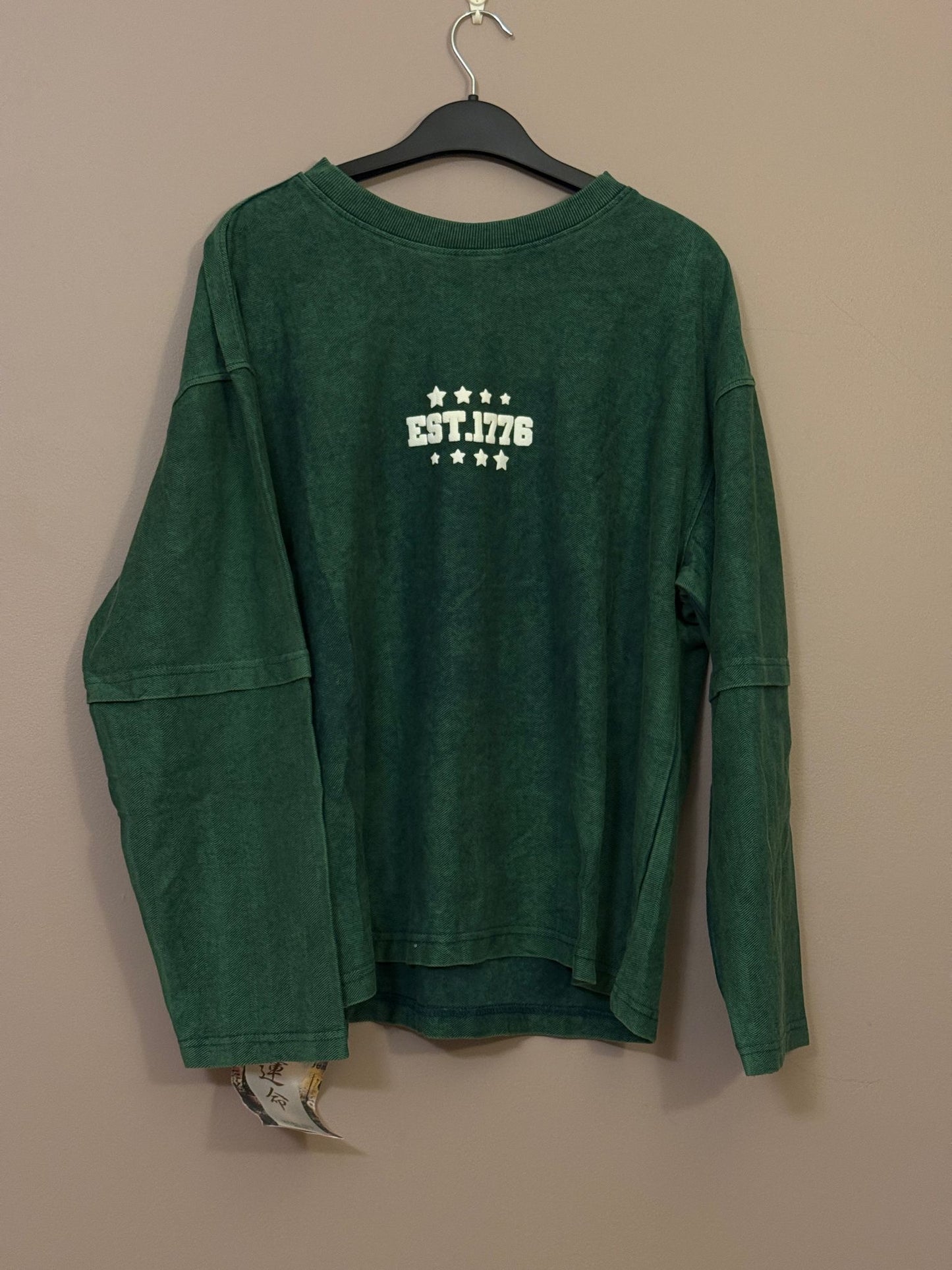 Acid Wash Full-Sleeve T-Shirt for Men – Common Size