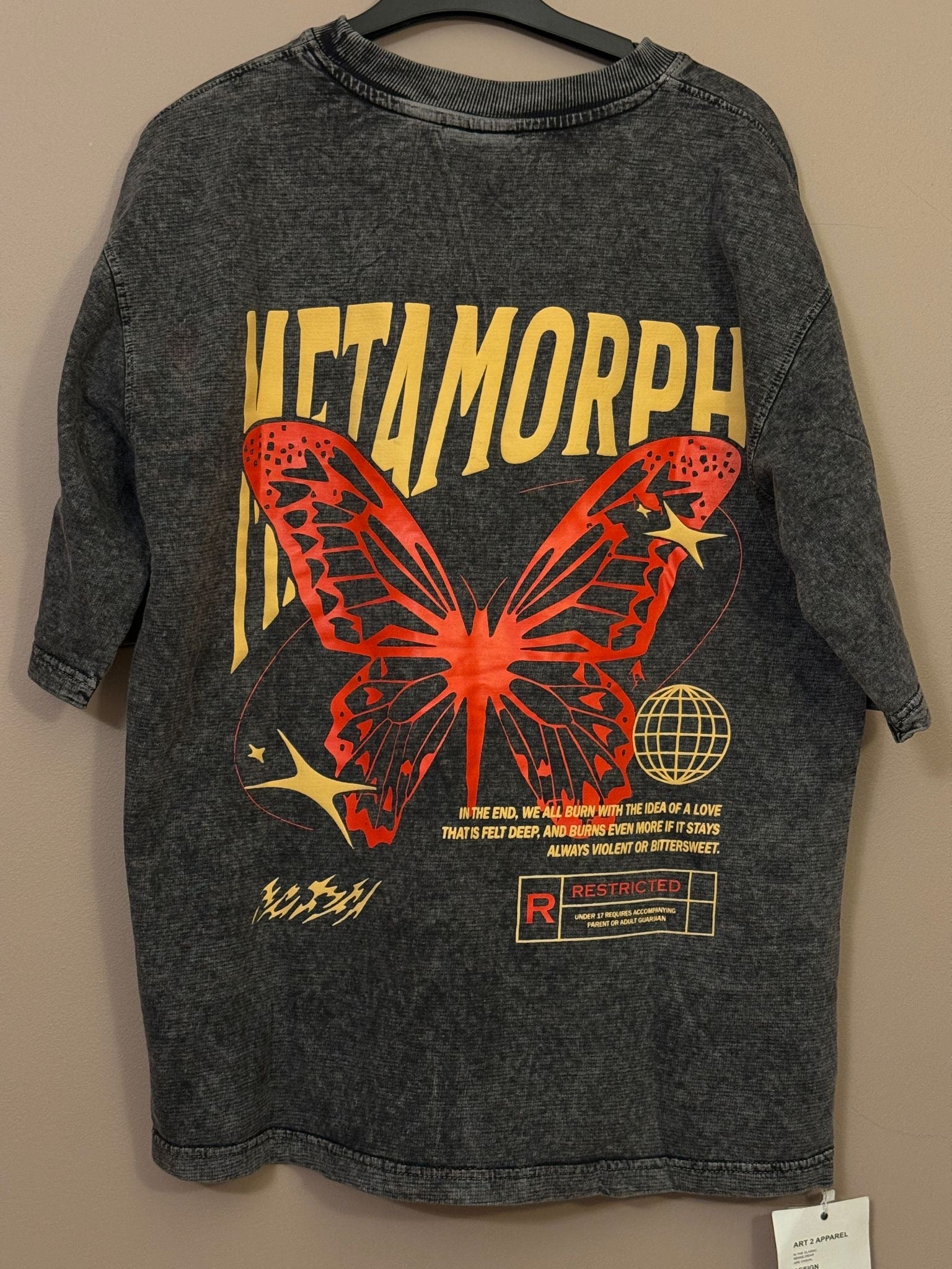 Stellar Acid Wash T-Shirt for Men – Common Size